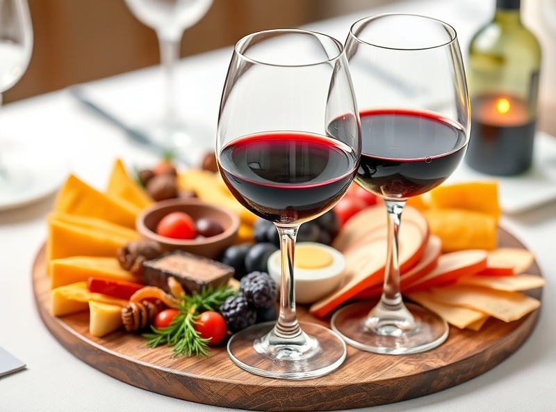 Copa de vino (Malbec) Mar del Plata